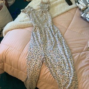 Floral spring jumpsuit